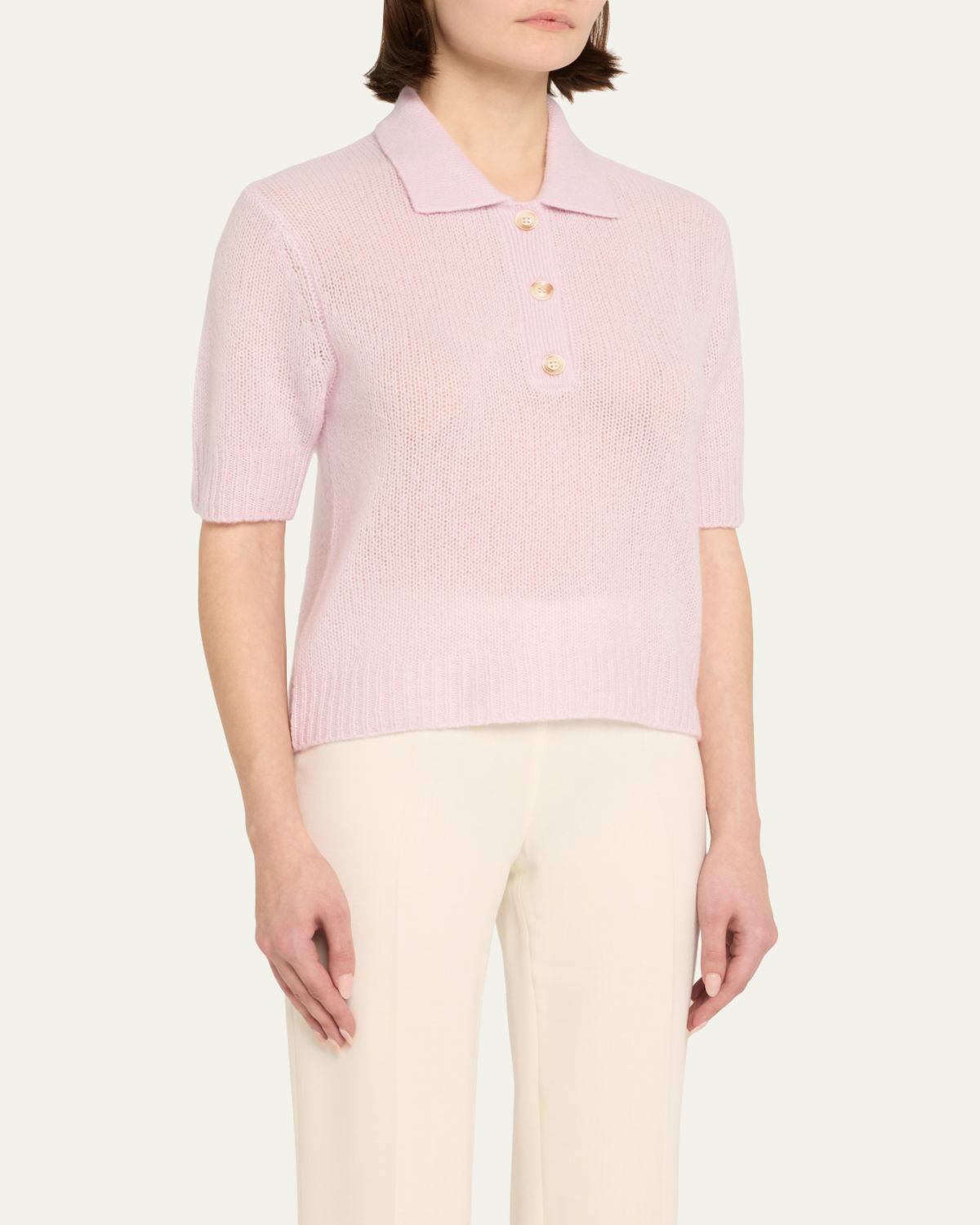 Lisa Yang Masy Cashmere Polo Sweater | Thumbnail 12