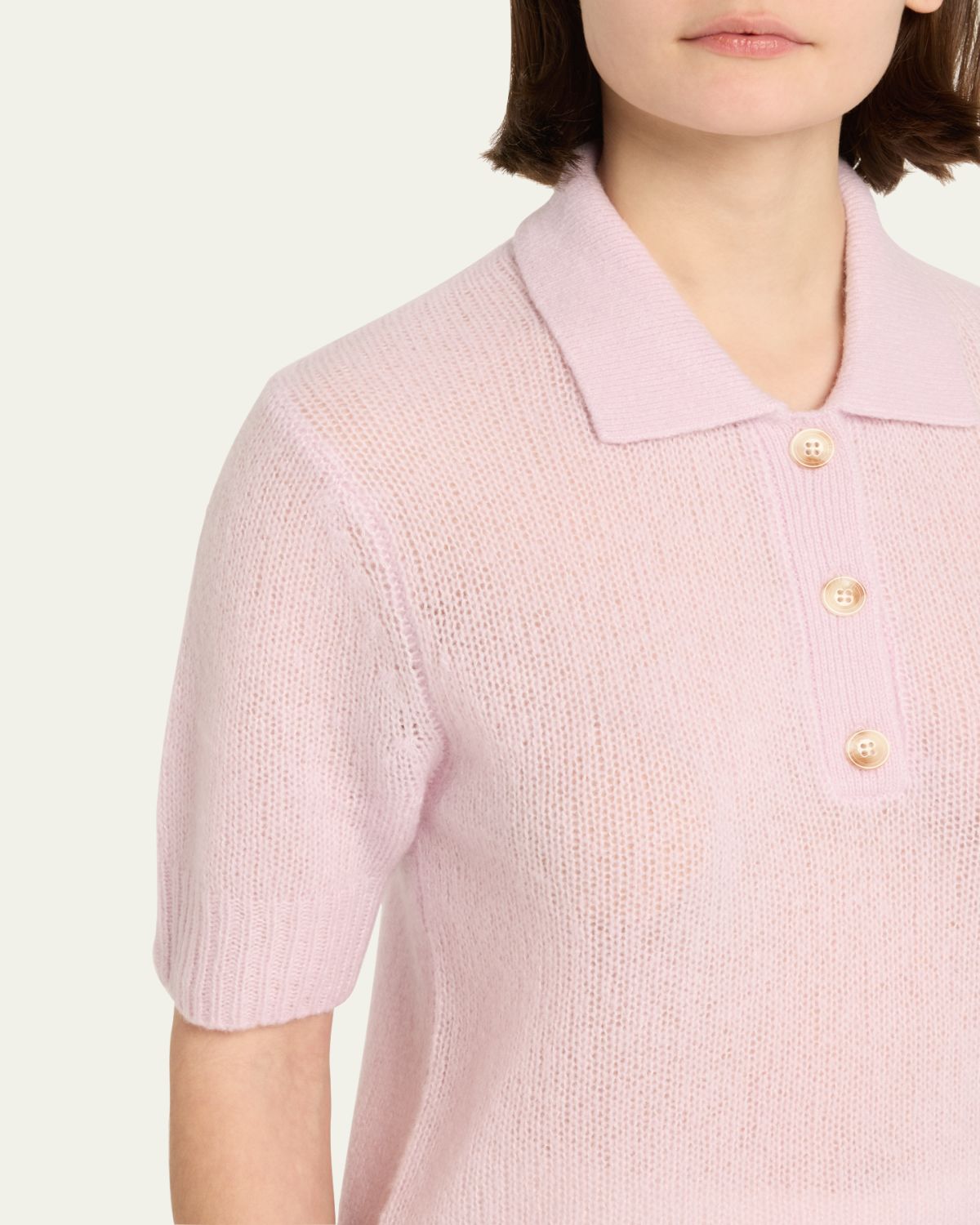 Lisa Yang Masy Cashmere Polo Sweater | Thumbnail 13