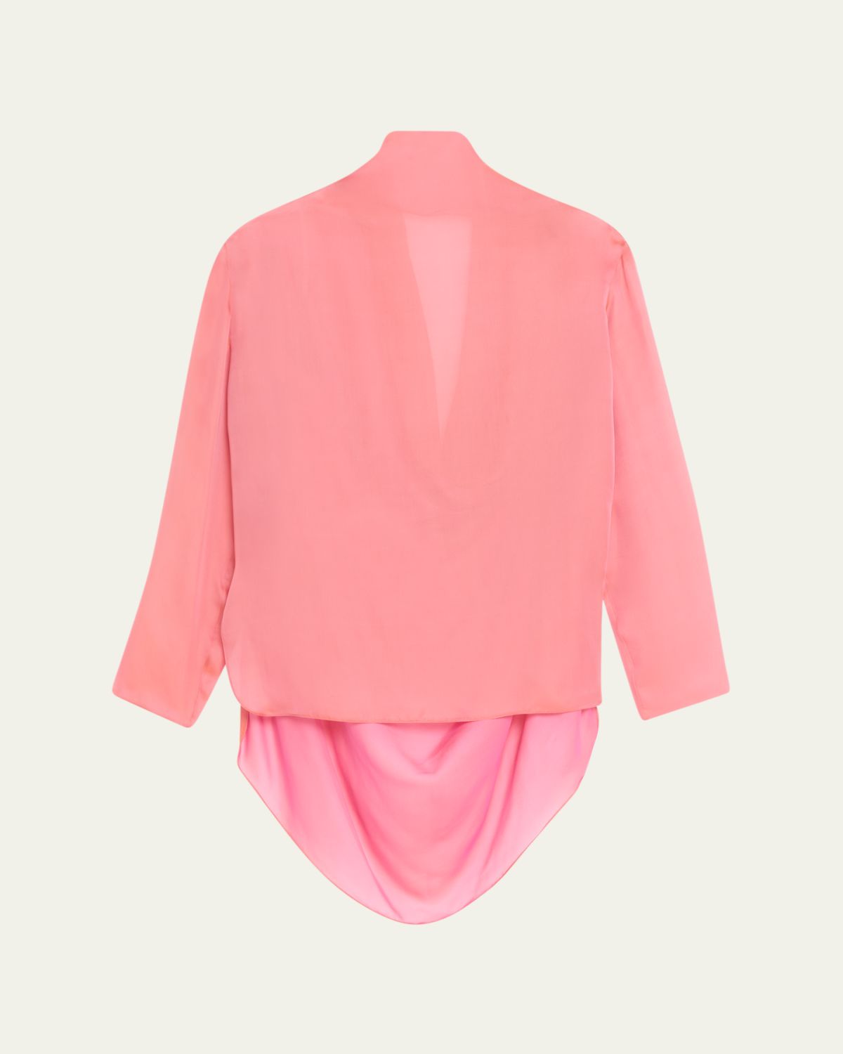 Giorgio Armani Iridescent Chiffon Cowl Backless Tunic | Thumbnail 6