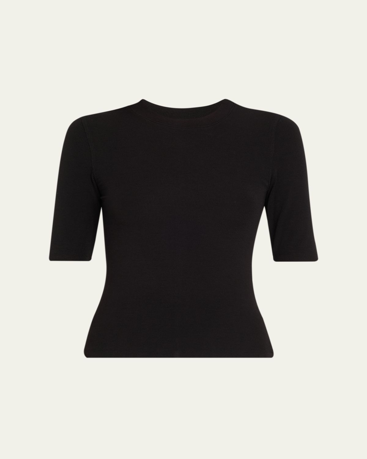 FRAME Ribbed Crewneck Tee