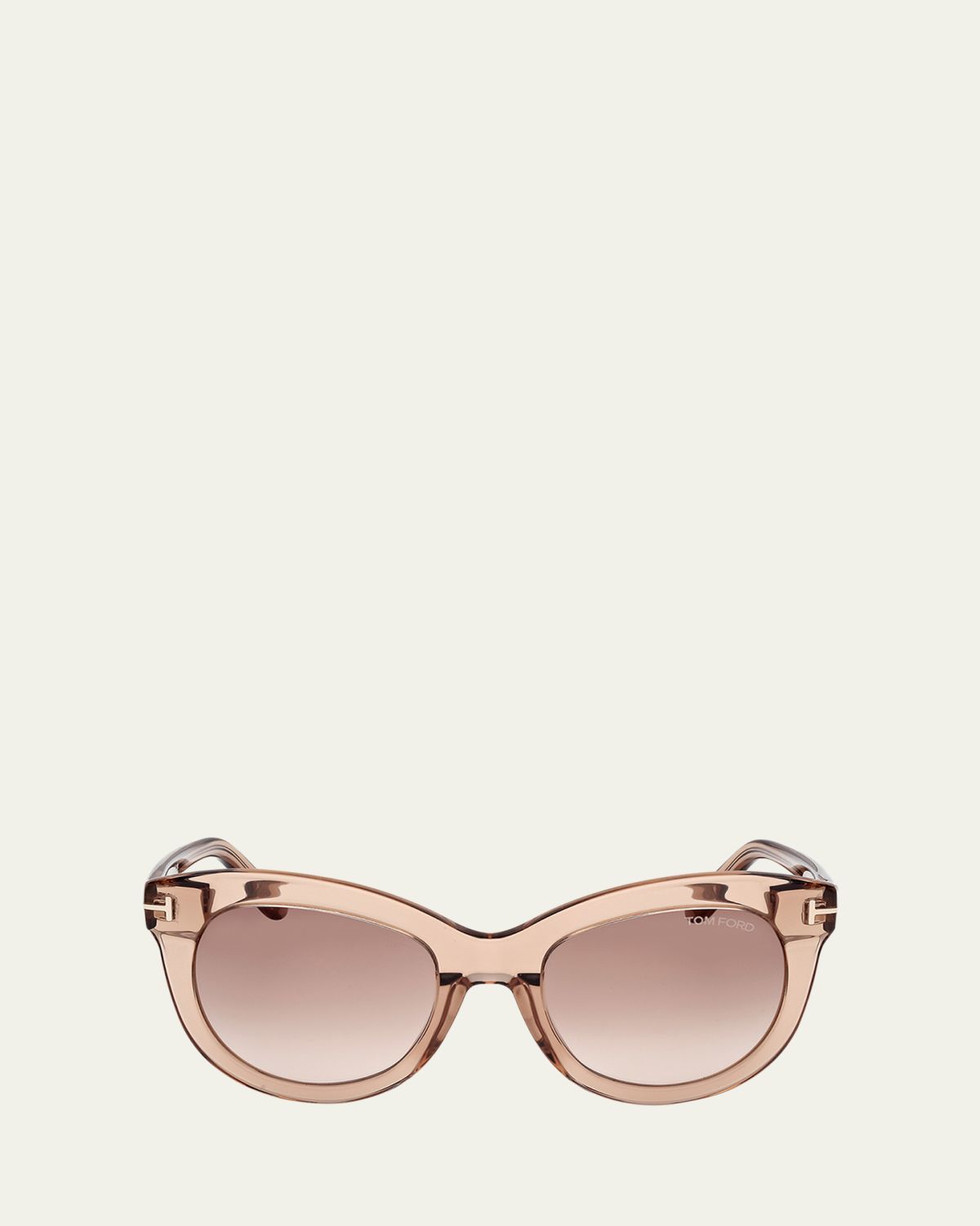 TOM FORD Odette Round Acetate Sunglasses | Thumbnail 4