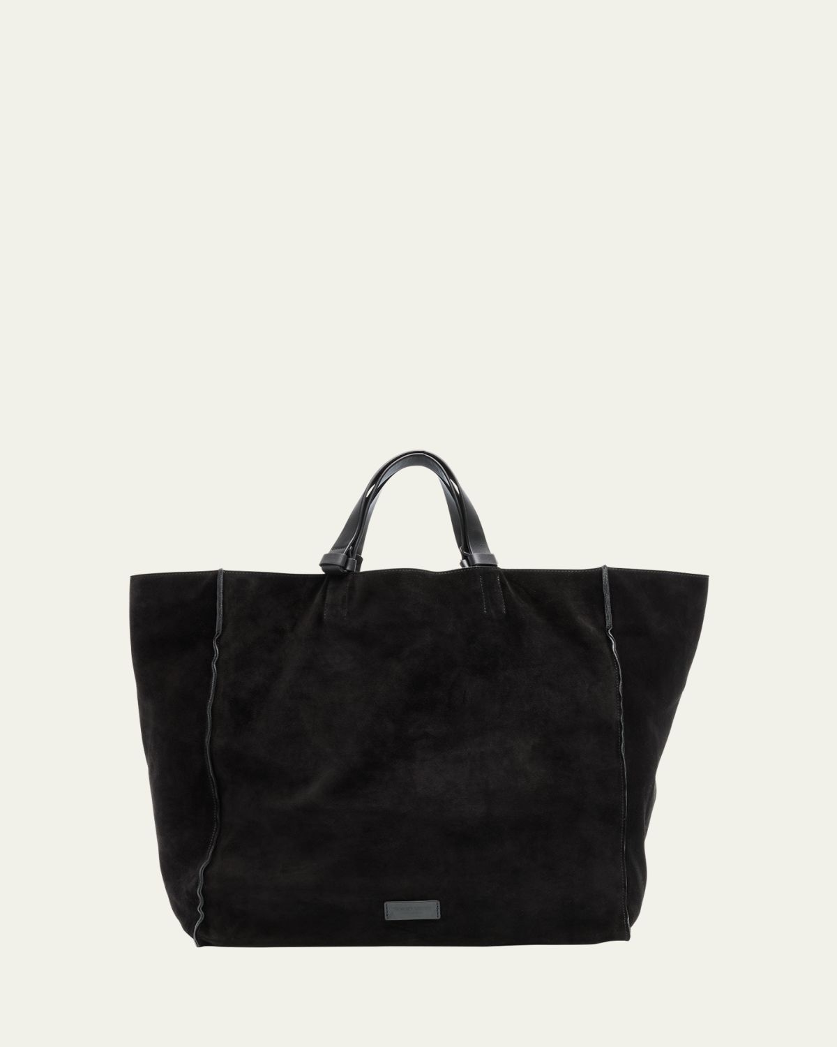 Giorgio Armani Men's Split Leather Tote Bag | Thumbnail 6 Giorgio Armani Men's Split Leather Tote Bag | Thumbnail 6