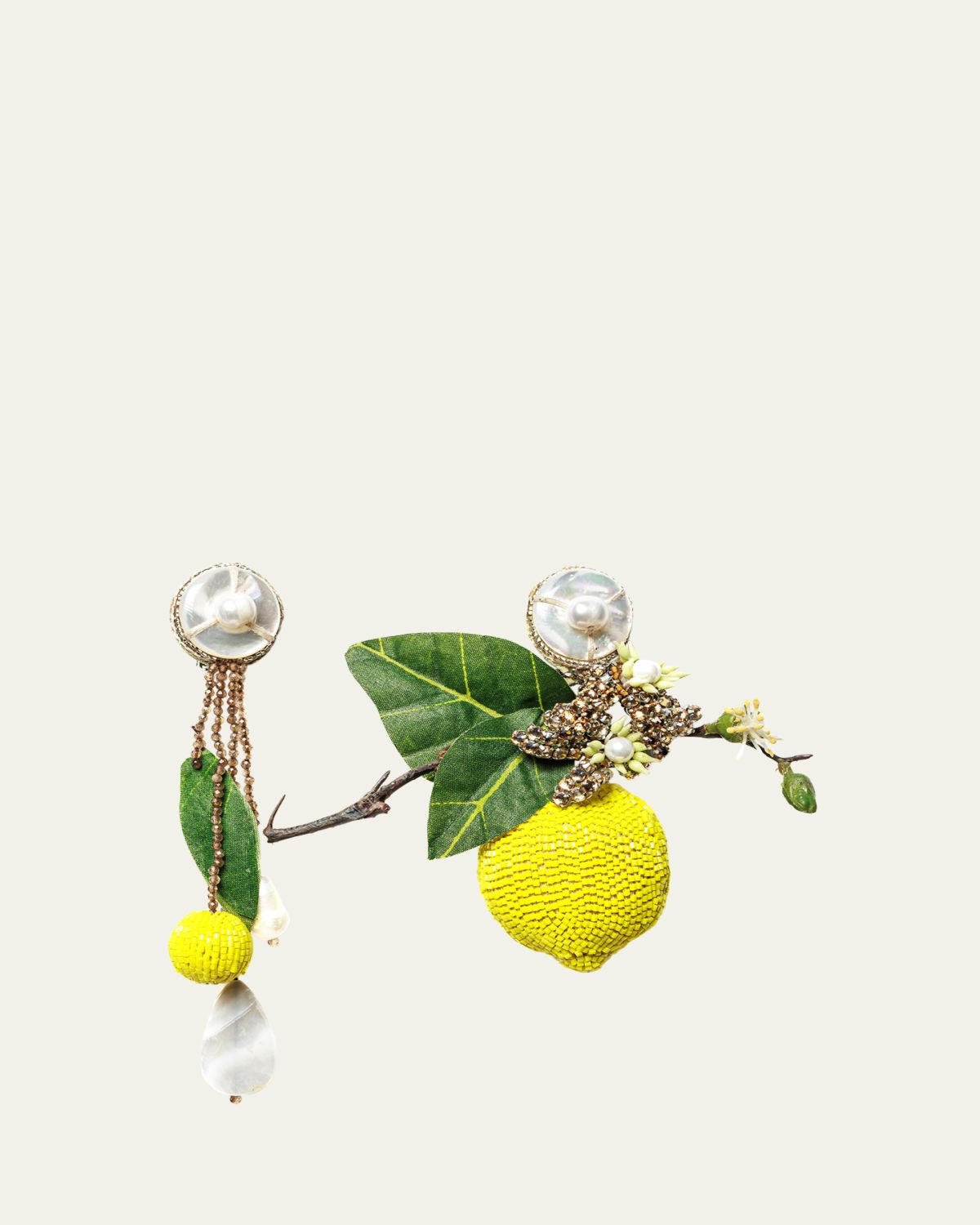 Ranjana Khan Limon Asymmetrical Earrings