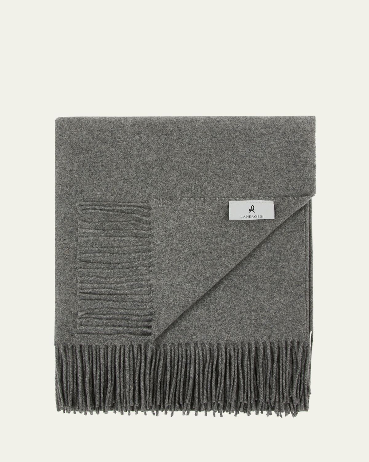 LANEROSSI Everest Color Reversible Cashmere Throw, 51" x 70"