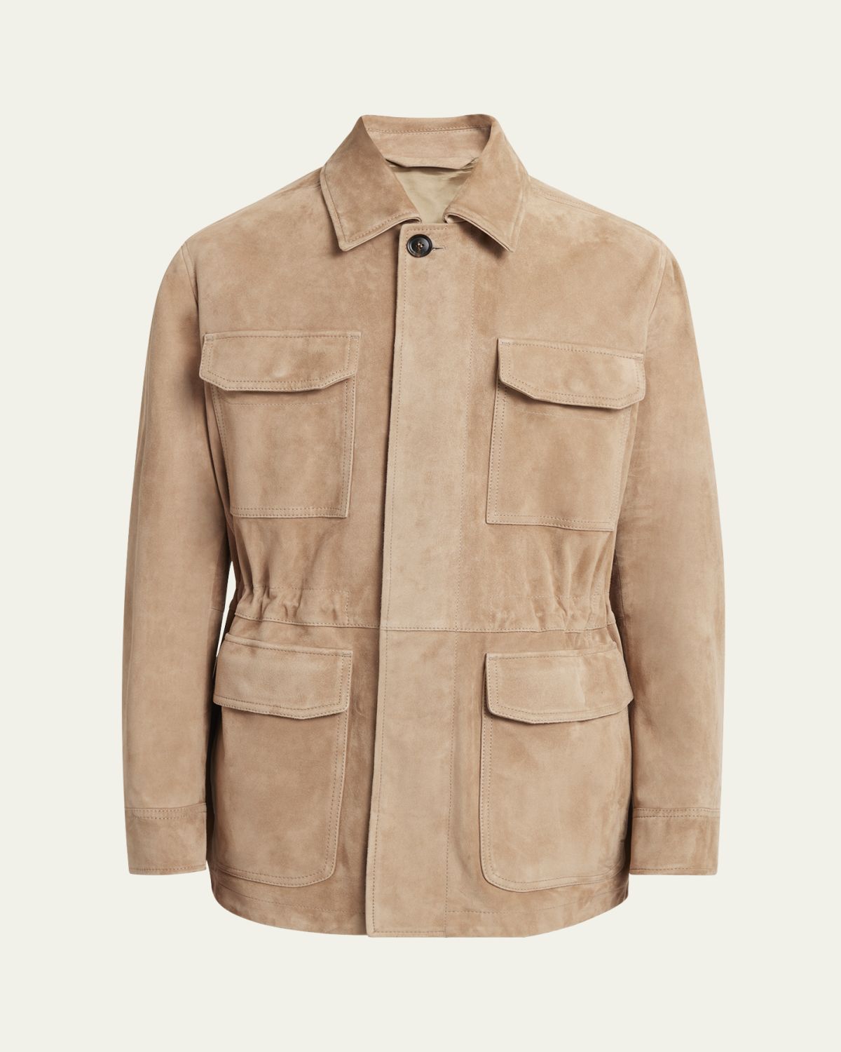 Brioni Men's Suede Field Jacket | Thumbnail 6 Brioni Men's Suede Field Jacket | Thumbnail 6