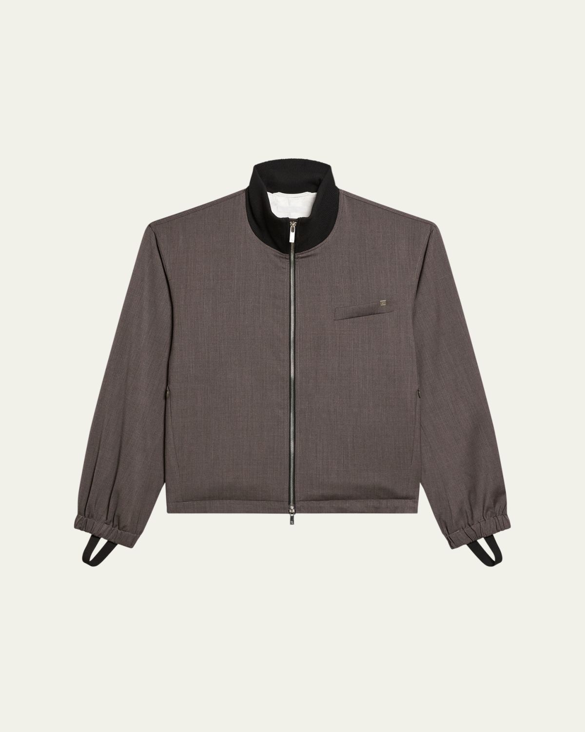 Helmut Lang Men's Wool Full-Zip Bomber Jacket