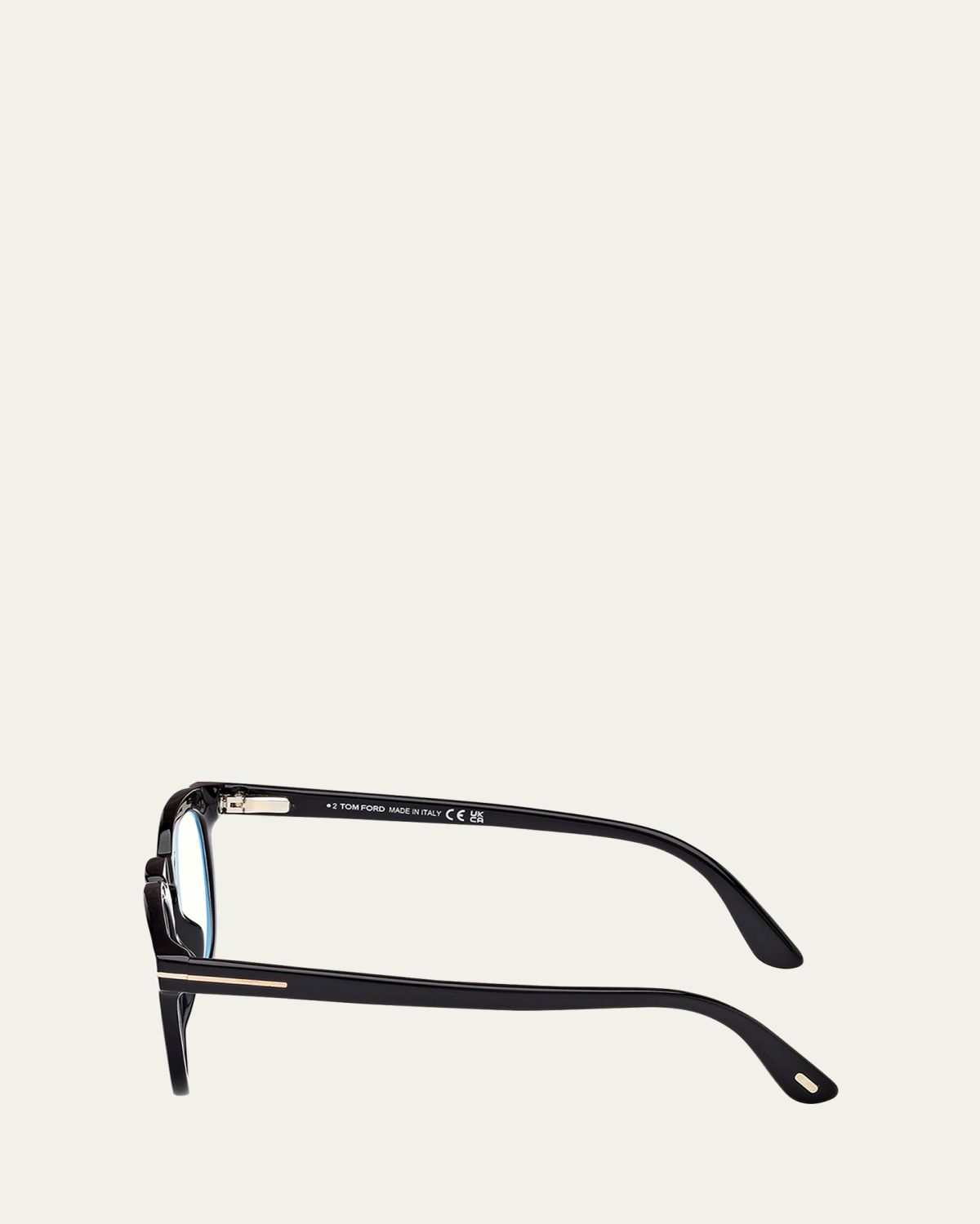 TOM FORD Men's FT5993-BM Round Blue-Block Optical Frames with Magnetic Sunglasses Clip | Thumbnail 4 TOM FORD Men's FT5993-BM Round Blue-Block Optical Frames with Magnetic Sunglasses Clip | Thumbnail 4