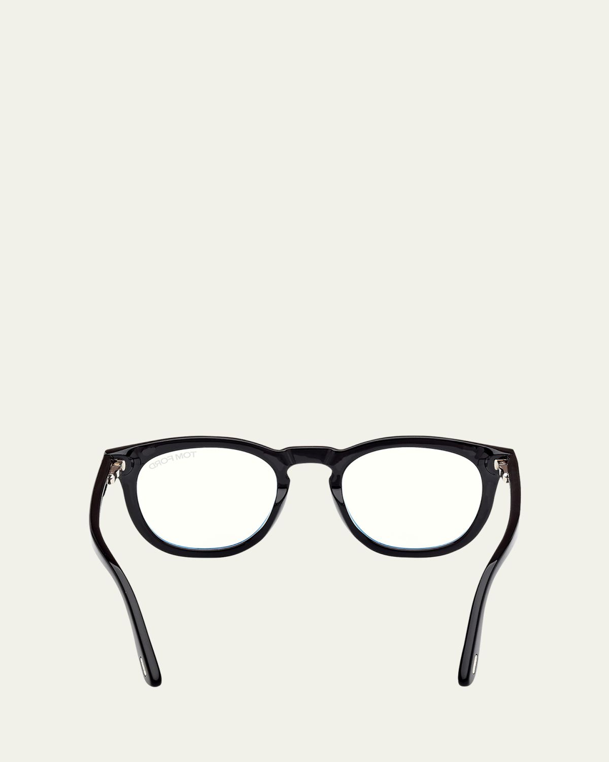 TOM FORD Men's FT5993-BM Round Blue-Block Optical Frames with Magnetic Sunglasses Clip | Thumbnail 5 TOM FORD Men's FT5993-BM Round Blue-Block Optical Frames with Magnetic Sunglasses Clip | Thumbnail 5