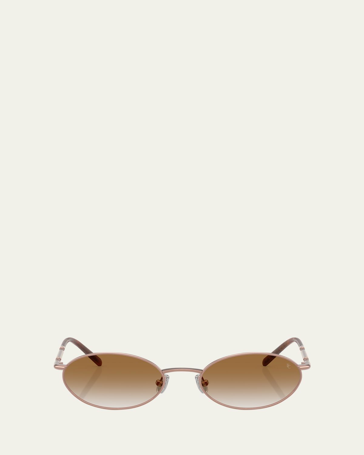 Brunello Cucinelli BC2006ST Oval Titanium Sunglasses | Thumbnail 4