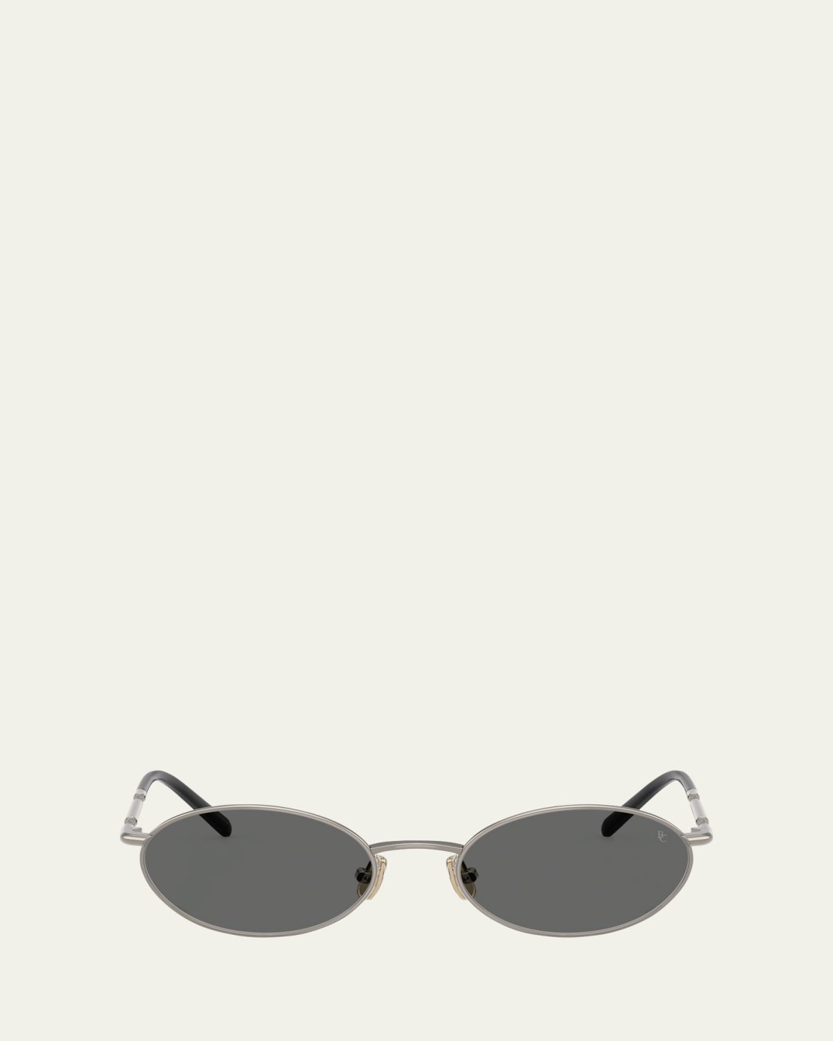 Brunello Cucinelli BC2006ST Oval Titanium Sunglasses | Thumbnail 7