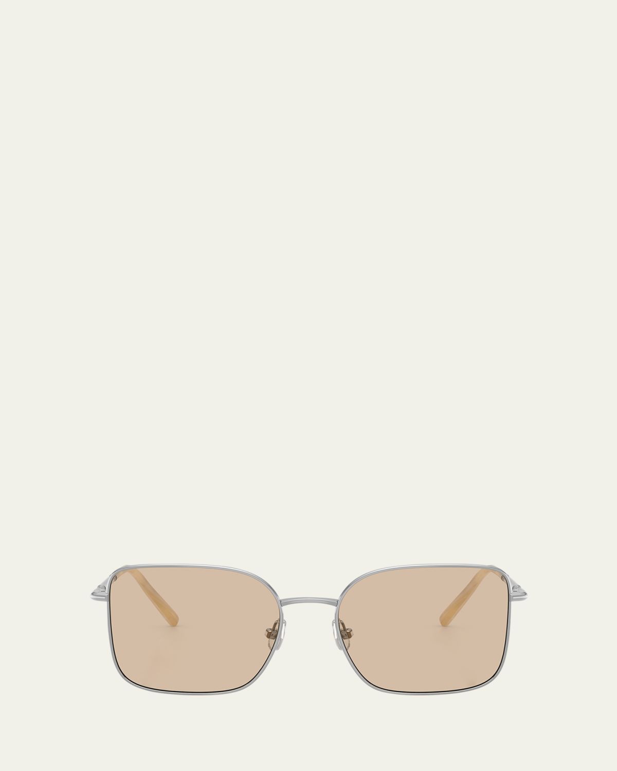 Brunello Cucinelli BC1005T Rectangular Titanium Sunglasses | Thumbnail 4