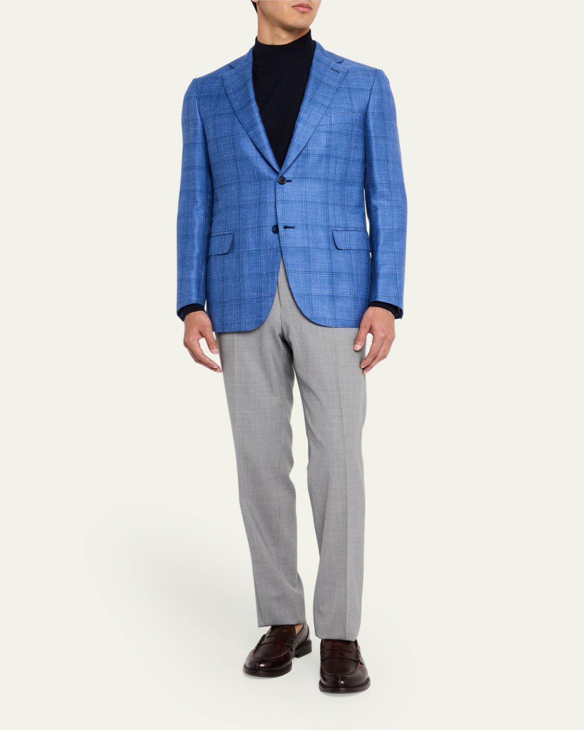 Brioni Men's Windowpane Sport Coat | Thumbnail 2