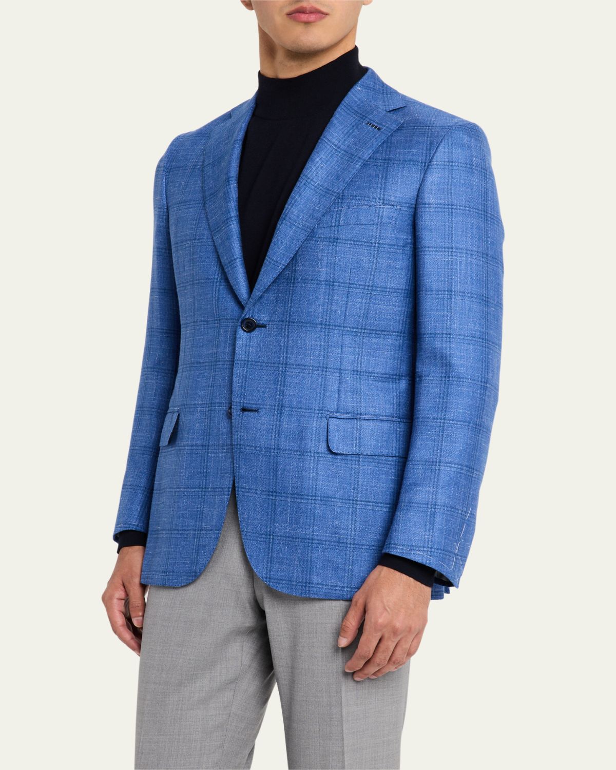 Brioni Men's Windowpane Sport Coat | Thumbnail 4