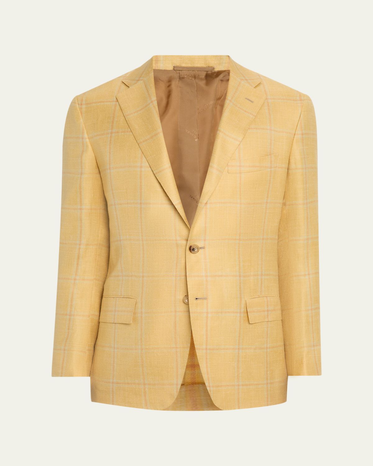 Kiton Men's Windowpane Sport Coat