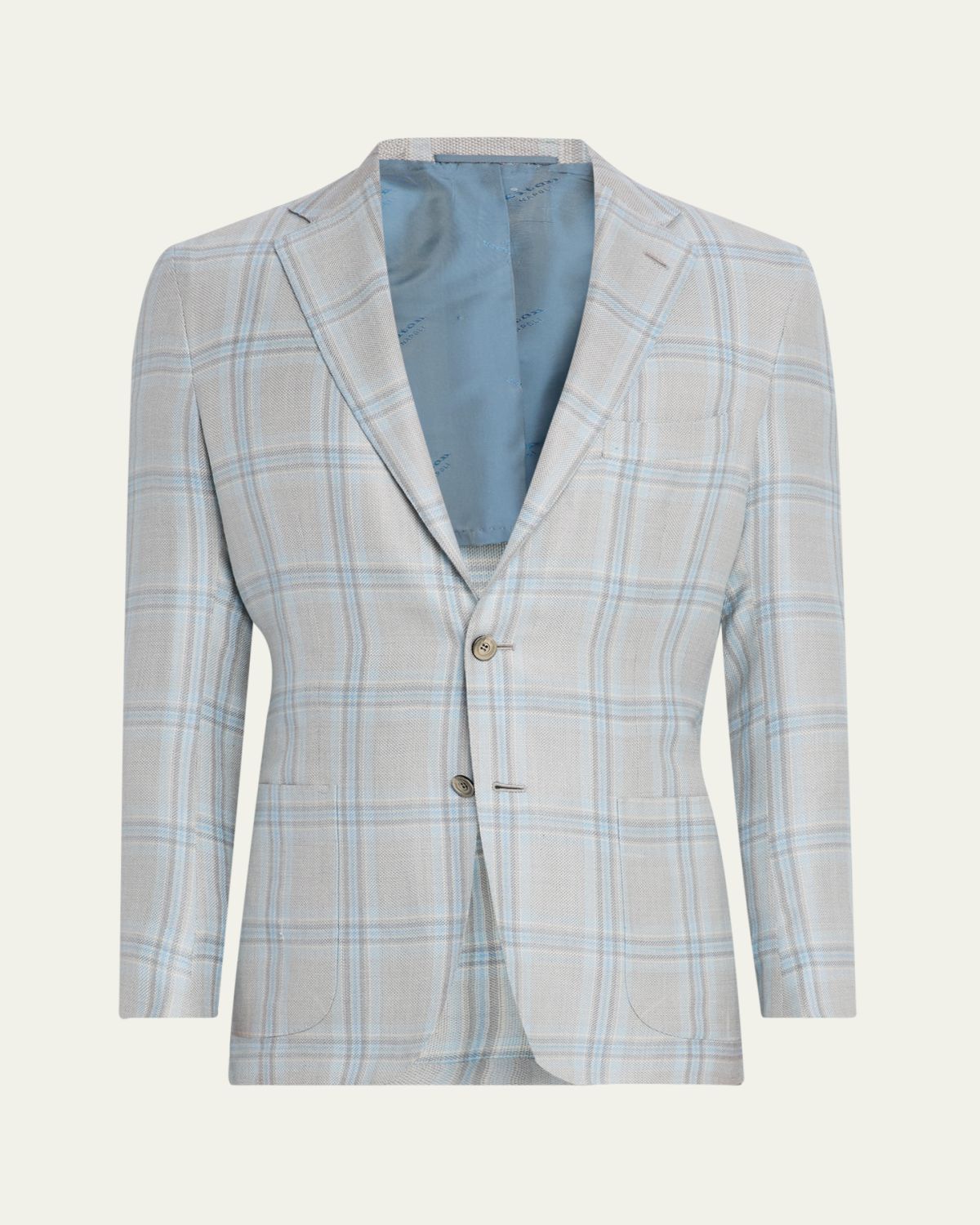 Kiton Men's Plaid Sport Coat