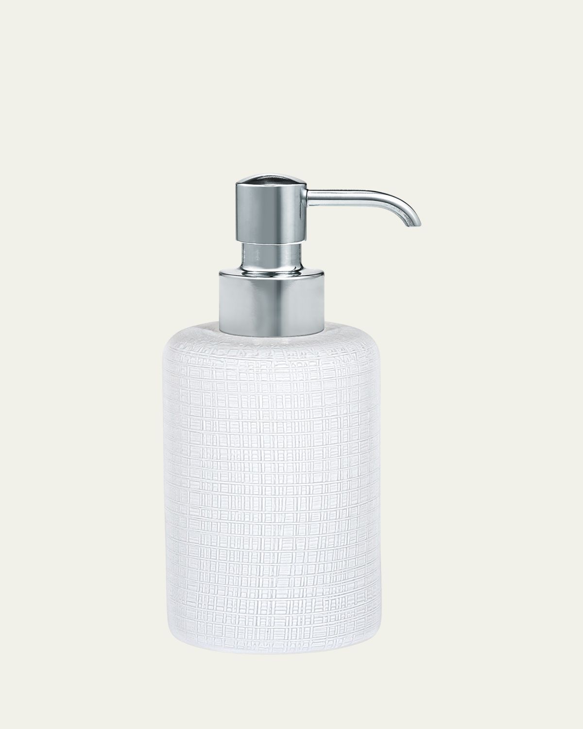 Labrazel Cambric Glass Soap Dispenser, White Enamel | Thumbnail 3 Labrazel Cambric Glass Soap Dispenser, White Enamel | Thumbnail 3