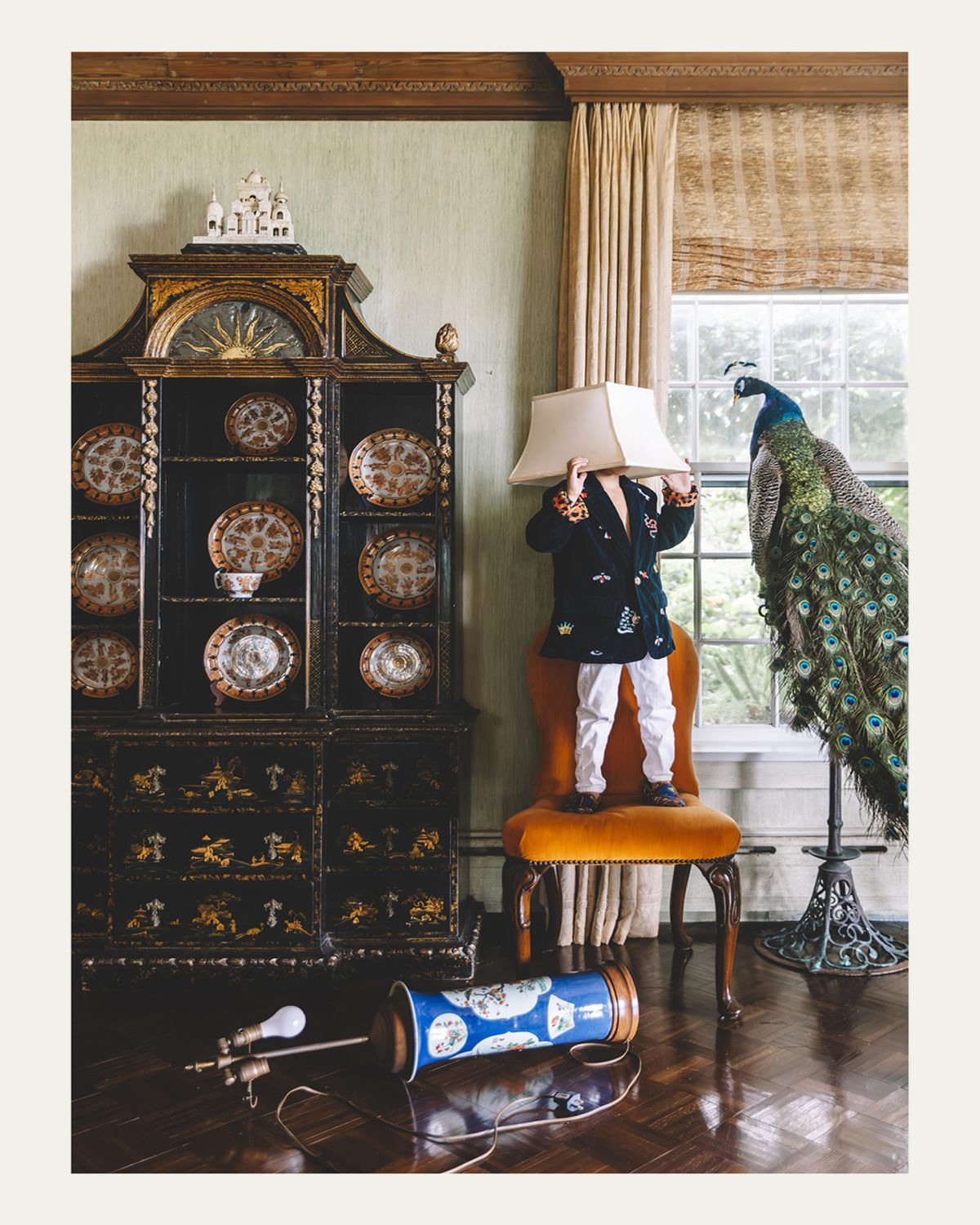 Nick Mele Fine Art "Floor Lamp" Framed Photographic Print by Nick Mele