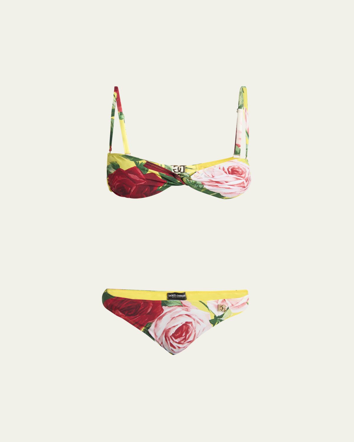 Dolce & Gabbana St. Bouquet Two-Piece Swimsuit