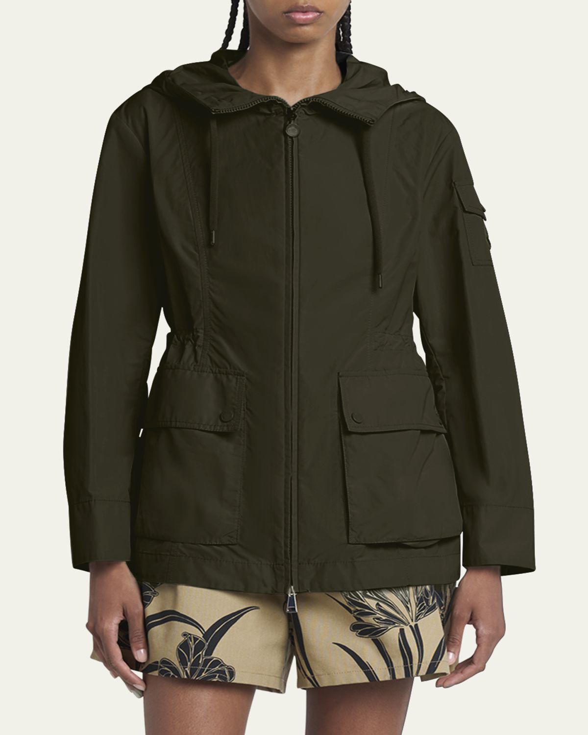 Moncler Leandro Short Hooded Parka | Thumbnail 8