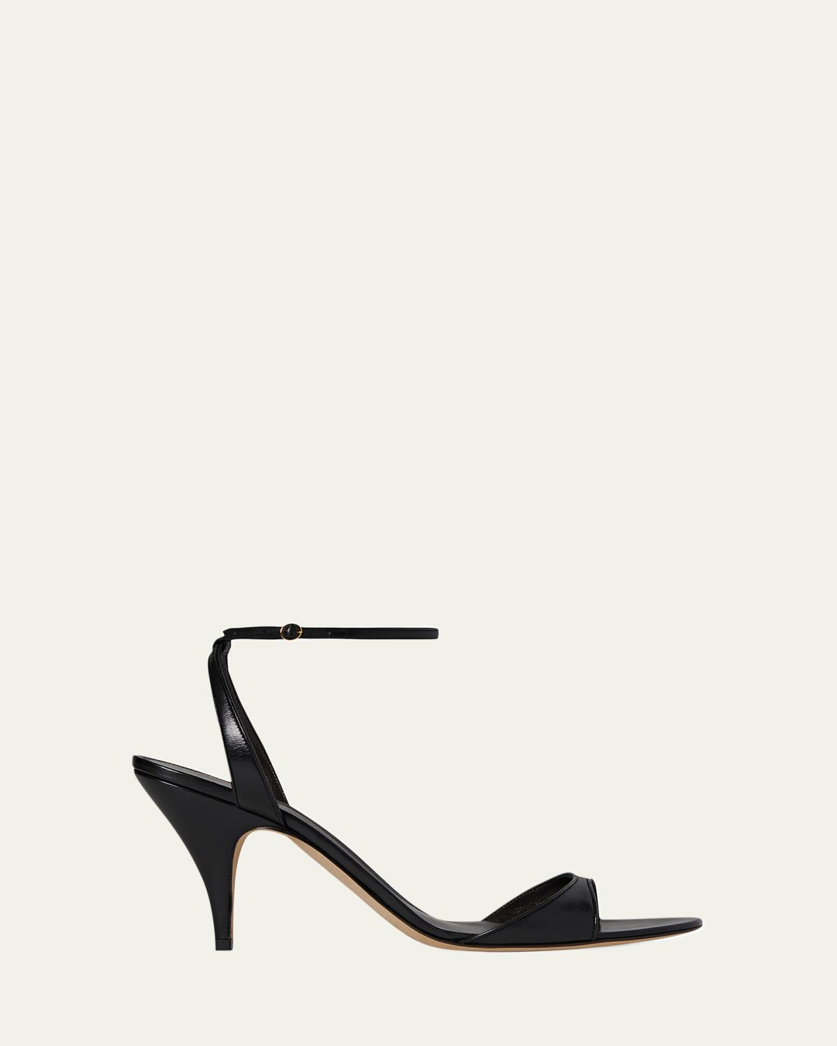 THE ROW Vika Leather Ankle-Strap Sandals
