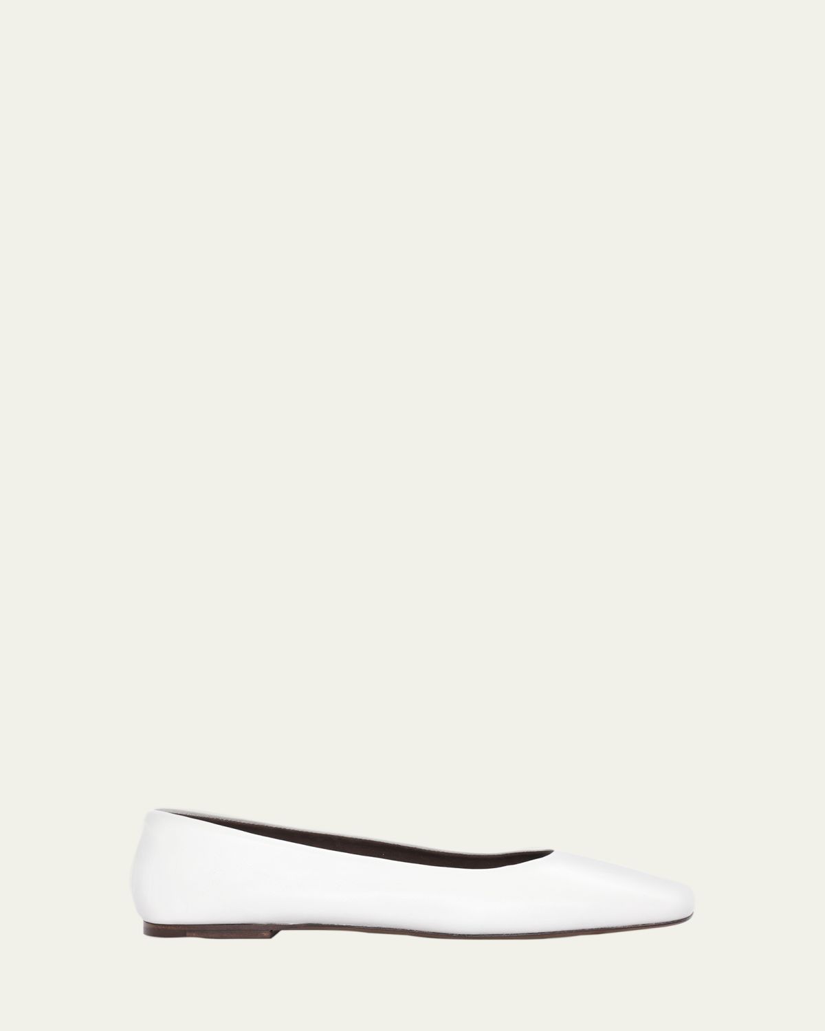 THE ROW Lambskin Leather Ballerina Flats
