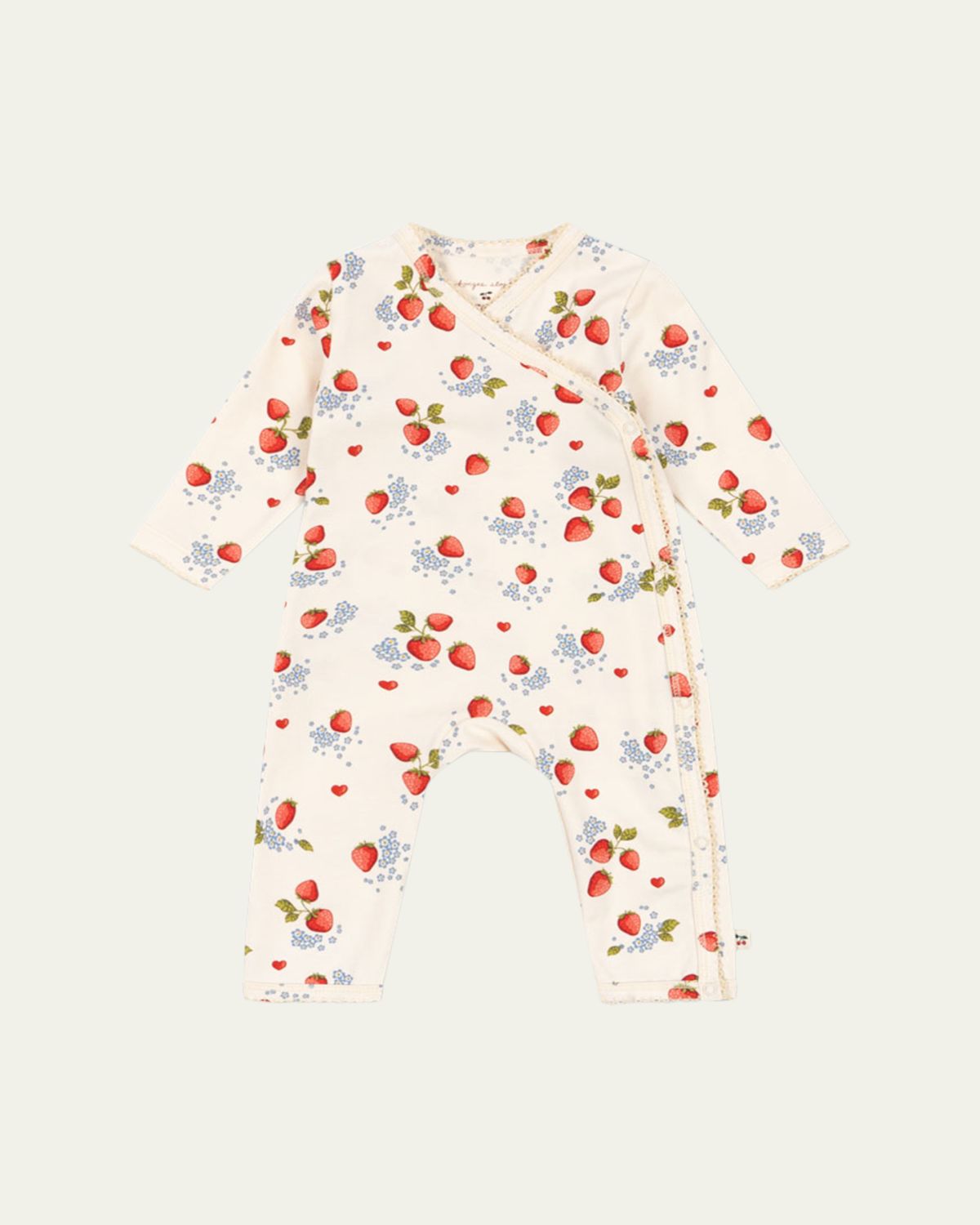 Konges Slojd Kid 's Fruit Motif Coverall, Size Premie-6M