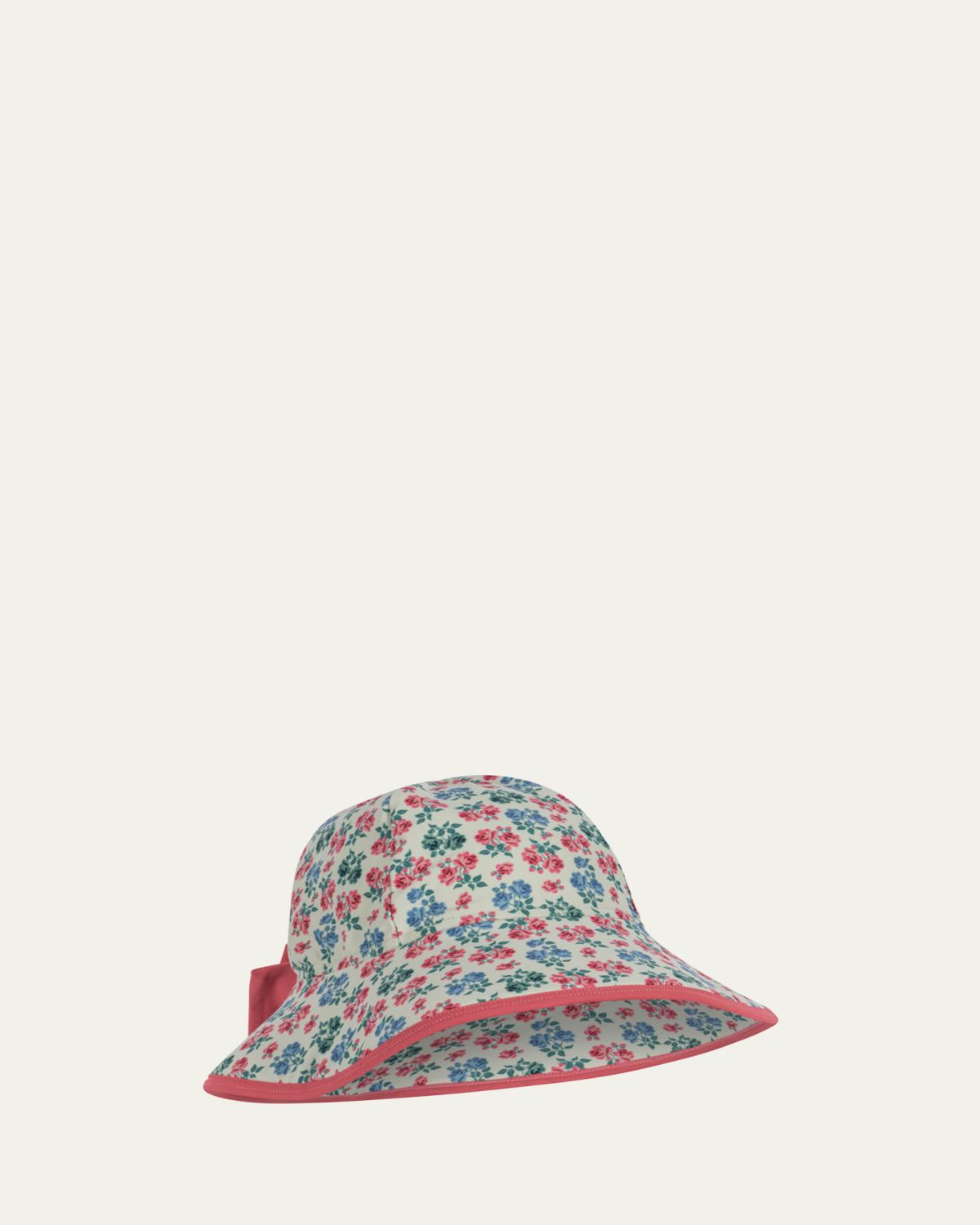 Konges Slojd Girl's Edith Floral-Print Sun Hat