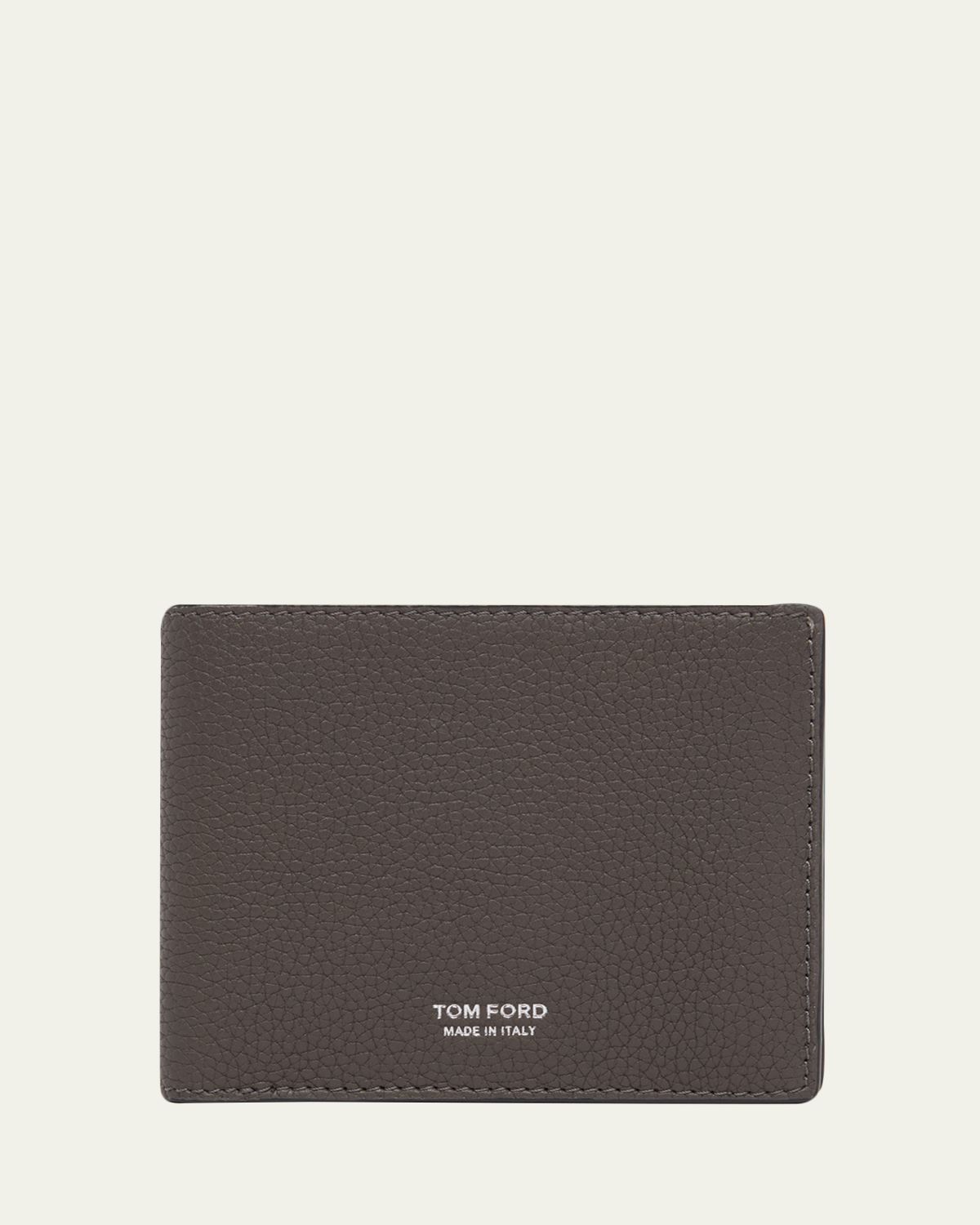 TOM FORD Men's Grained Leather T Line Bifold Wallet | Thumbnail 5 TOM FORD Men's Grained Leather T Line Bifold Wallet | Thumbnail 5