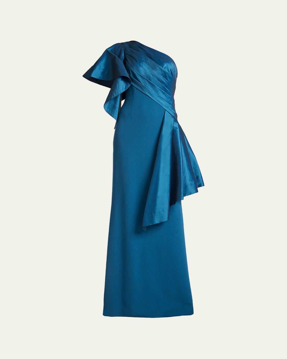 Tadashi Shoji Draped One-Shoulder Taffeta Crepe Gown | Thumbnail 6 Tadashi Shoji Draped One-Shoulder Taffeta Crepe Gown | Thumbnail 6