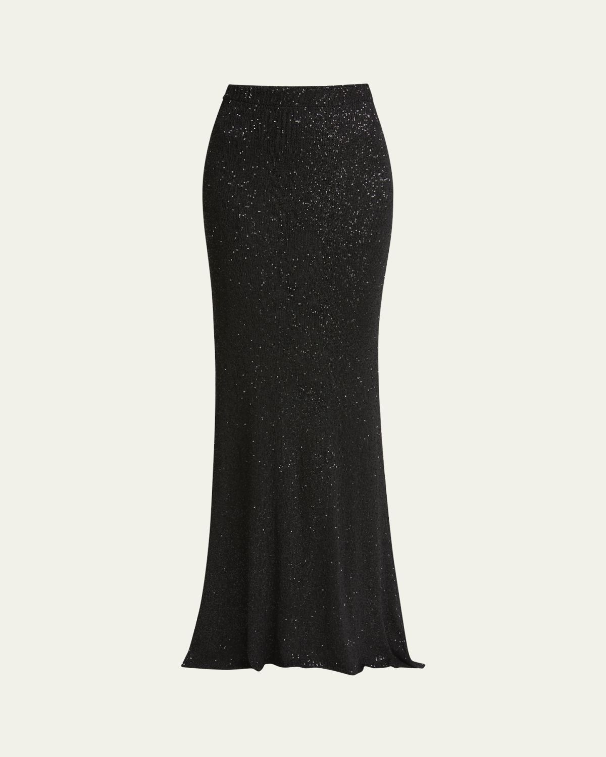 Balenciaga Sequined Knit Maxi Skirt