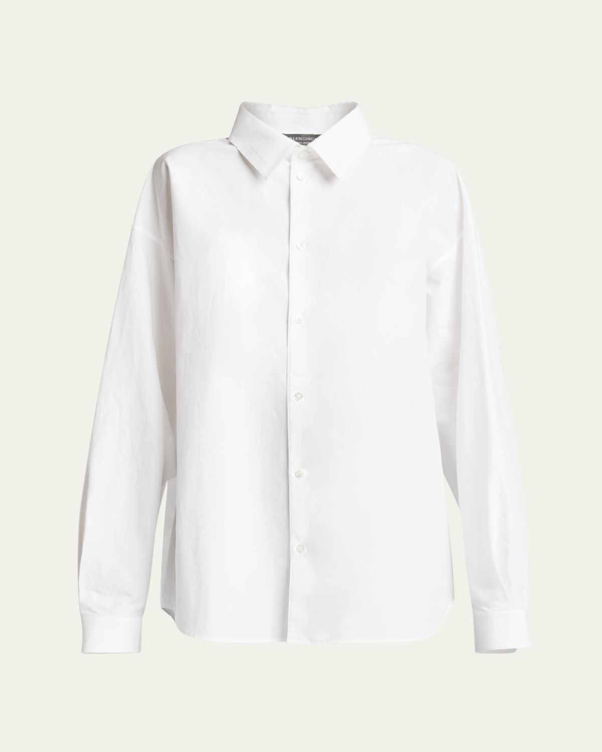 Balenciaga Swing Button Down Cotton Top