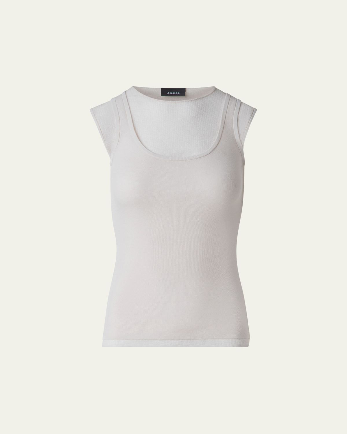 Akris Knit Overlayer Top