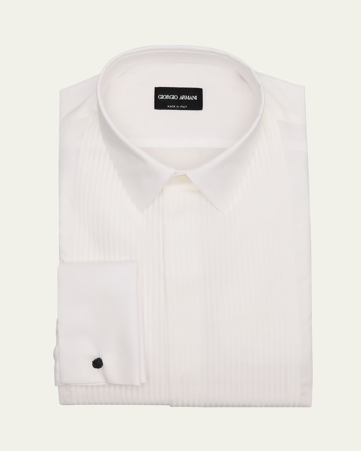 Giorgio Armani Men's Pleated Bib Tuxedo Shirt