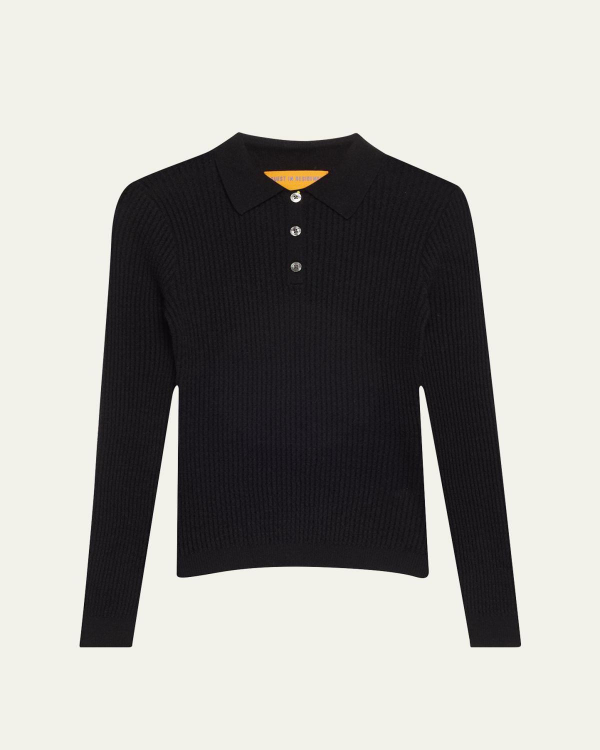 Guest in Residence Shrunken Long-Sleeve Cashmere Polo | Thumbnail 6 Guest in Residence Shrunken Long-Sleeve Cashmere Polo | Thumbnail 6