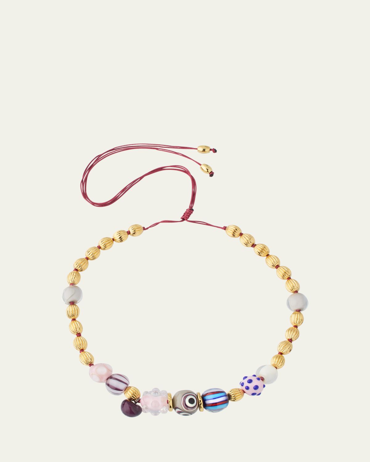 TOHUM Design Blown Glass Charm Necklace