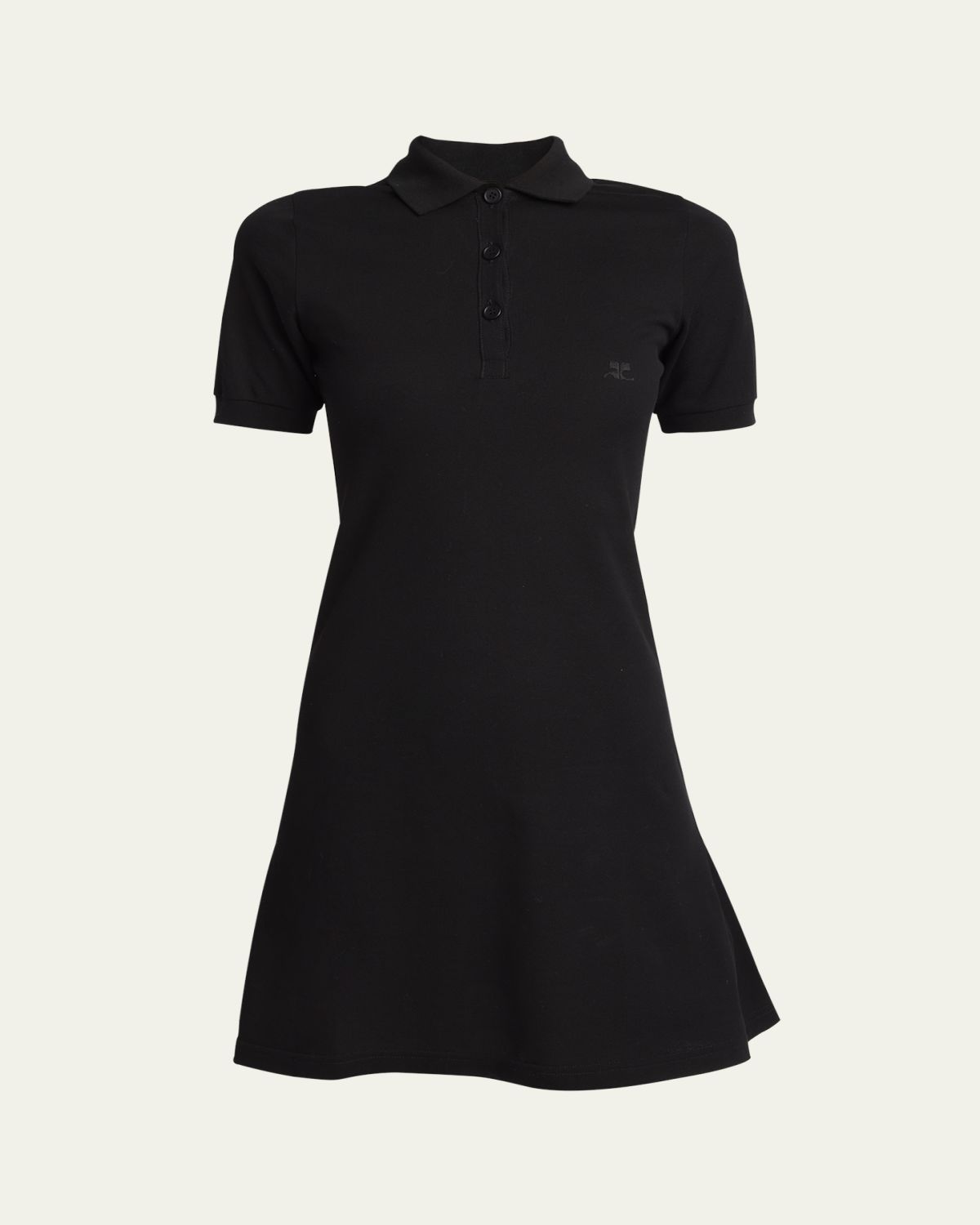 Courreges Polo Pique Mini Dress