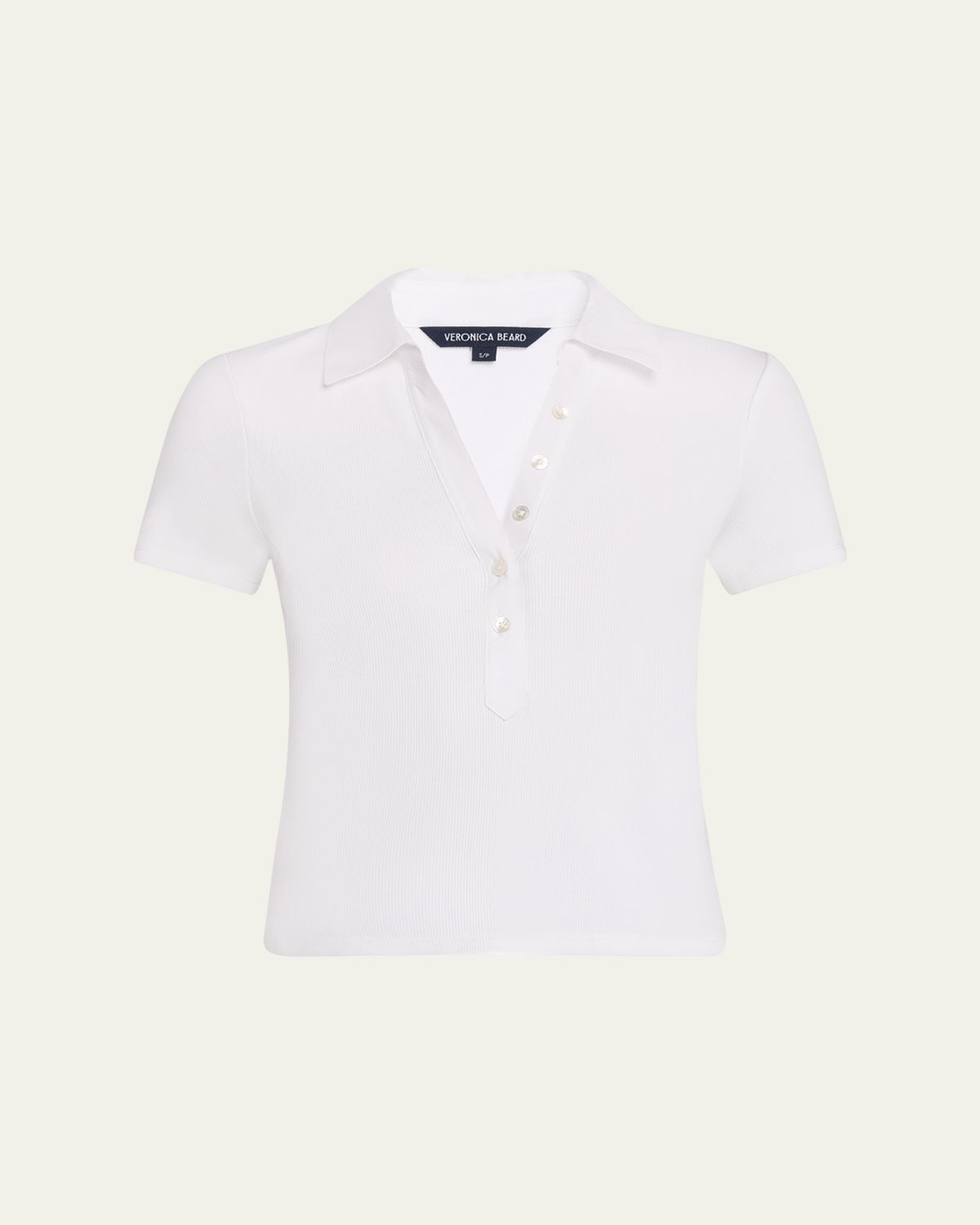 Veronica Beard Kearney Short-Sleeve Polo Tee | Thumbnail 6 Veronica Beard Kearney Short-Sleeve Polo Tee | Thumbnail 6