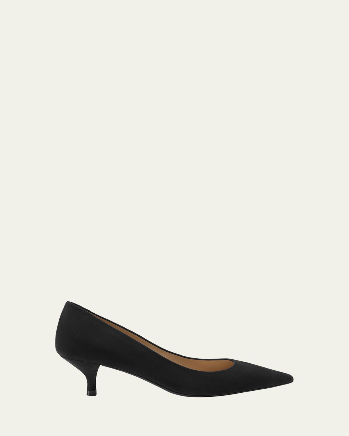 Stuart Weitzman Stuart Suede Kitten Pumps