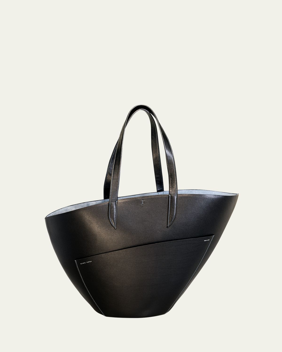 ESHA SONI Arc Large Leather Tote Bag