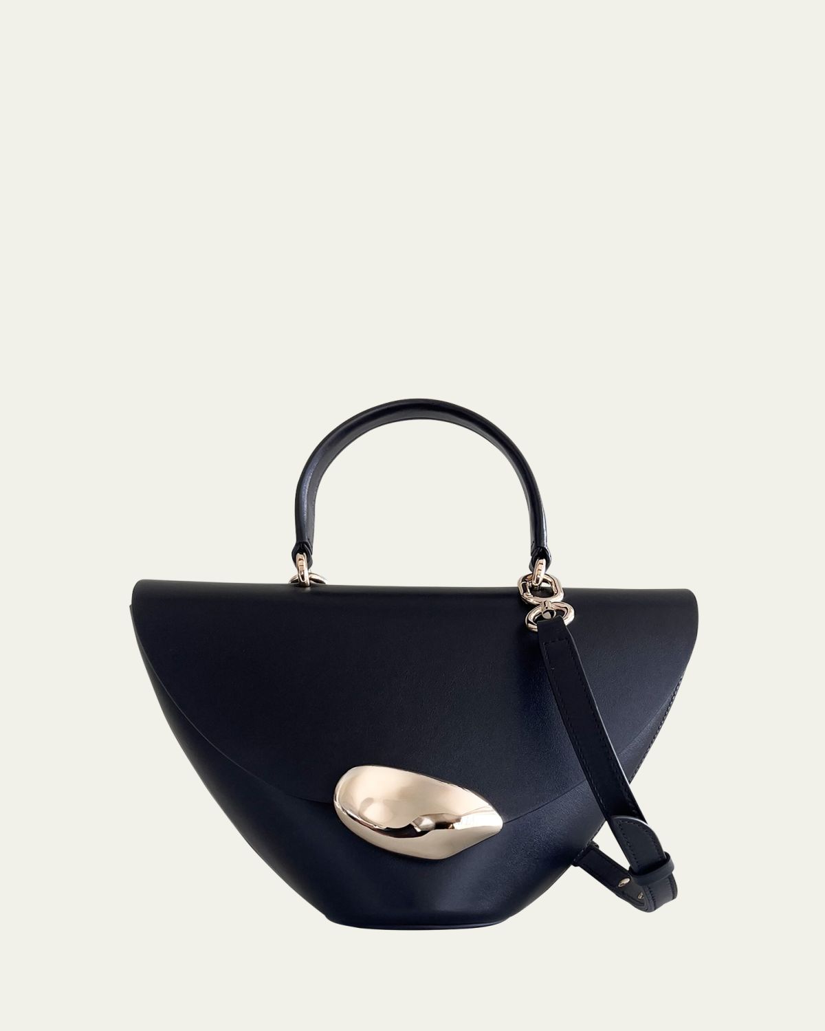 ESHA SONI Orb Flap Leather Top-Handle Bag | Thumbnail 5 ESHA SONI Orb Flap Leather Top-Handle Bag | Thumbnail 5