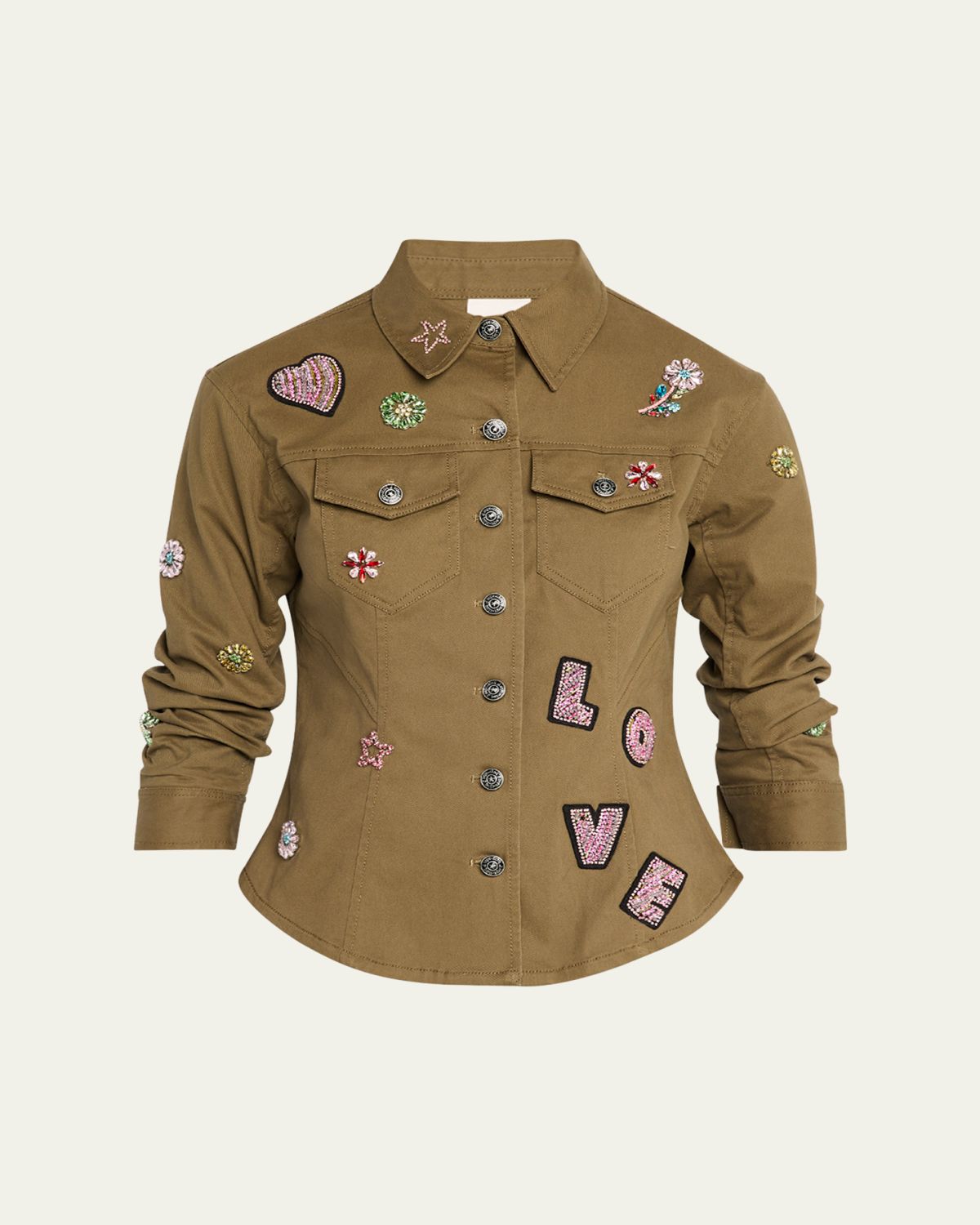 Cinq a Sept Canyon Ditsy Love Scrunched Jacket | Thumbnail 6 Cinq a Sept Canyon Ditsy Love Scrunched Jacket | Thumbnail 6