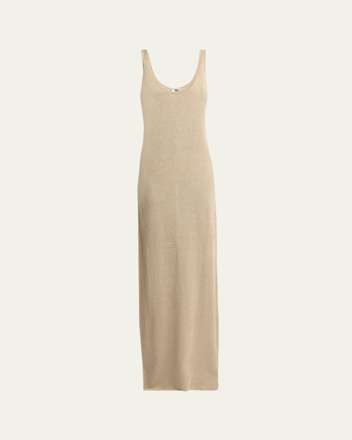 Saint Laurent Maxi Scoop-Neck Tank Dress
