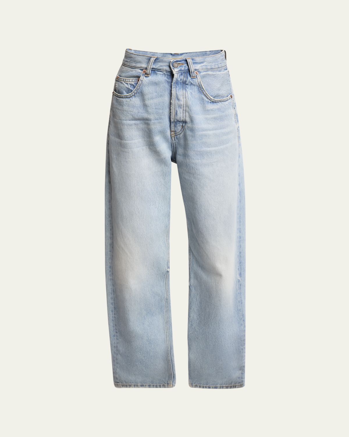 Saint Laurent Mid Rise Denim Pants