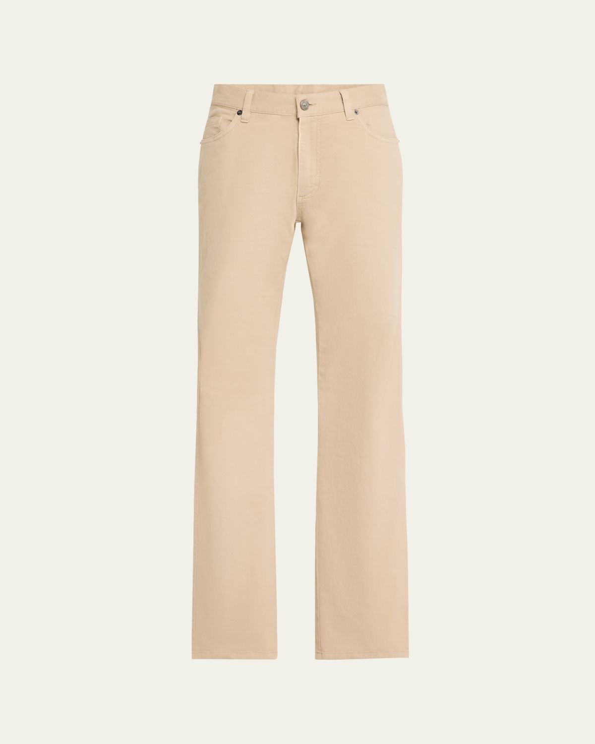 ZEGNA Men's Stretch Gabardine Slim Five-Pocket Pants