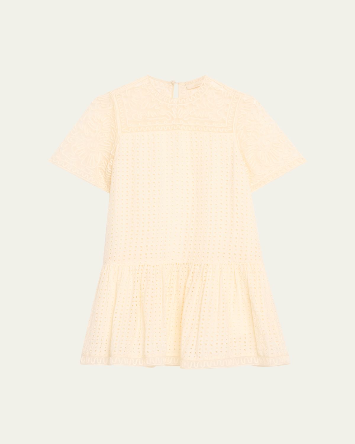Ulla Johnson Gabi Embroidered Mini Dress