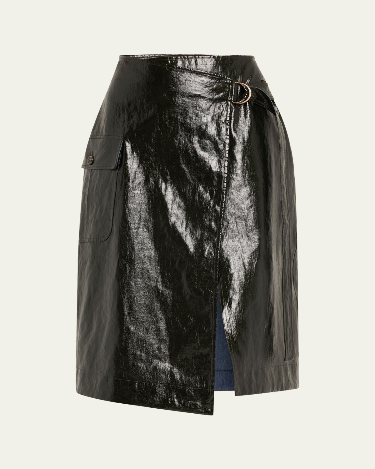 Ulla Johnson Mila Wrap D-Ring Skirt