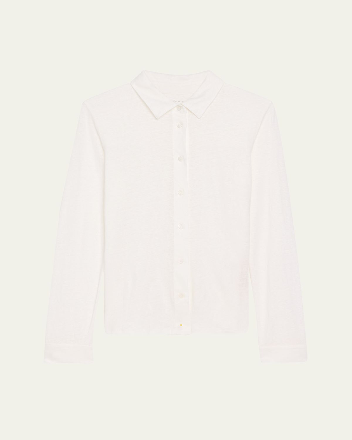 Majestic Filatures Button-Down Stretch Linen Shirt