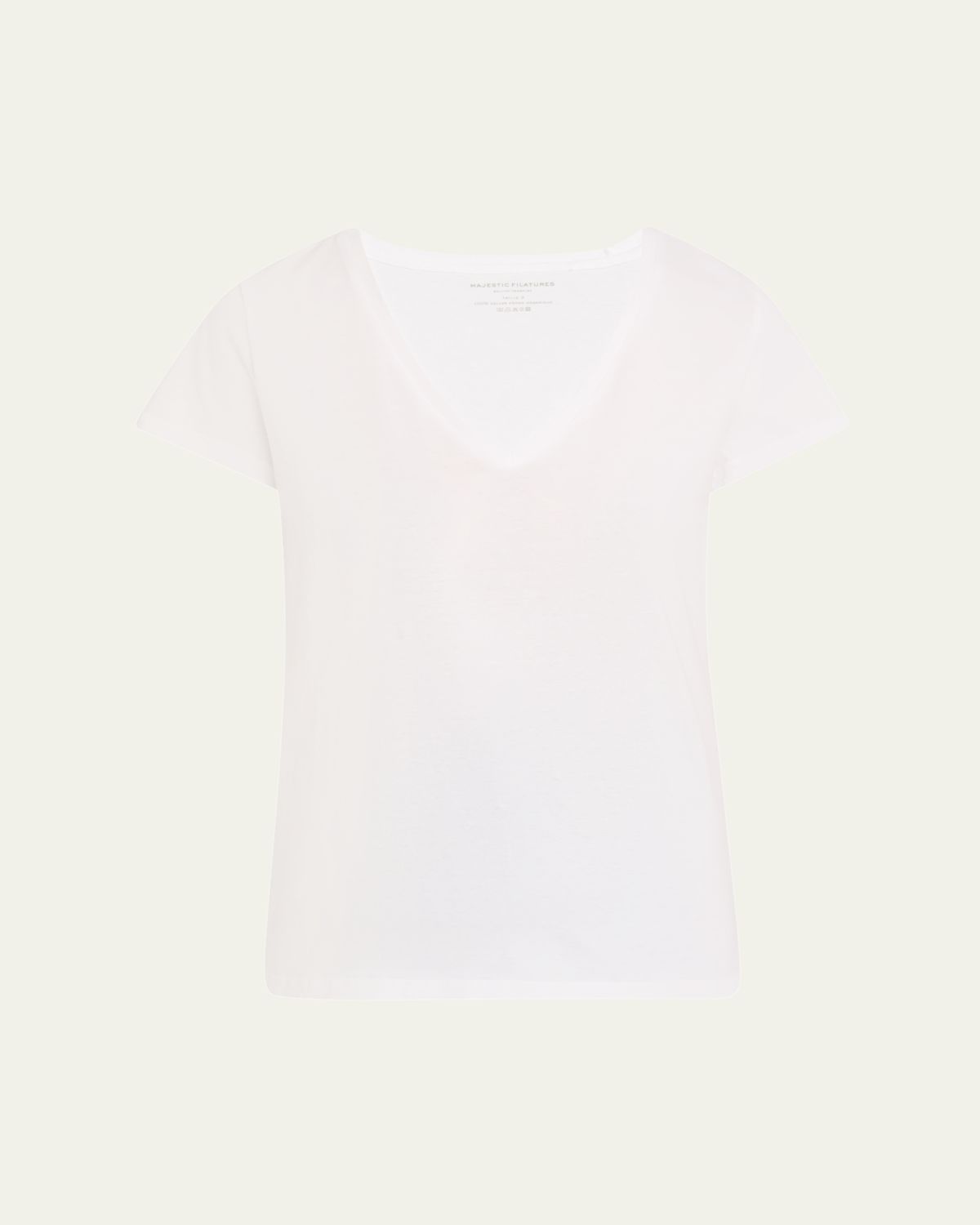 Majestic Filatures V-Neck Organic Cotton T-Shirt | Thumbnail 11 Majestic Filatures V-Neck Organic Cotton T-Shirt | Thumbnail 11
