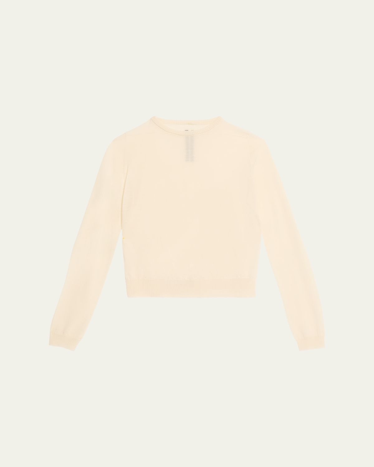 Rick Owens Biker Level Knit Wool Sweater