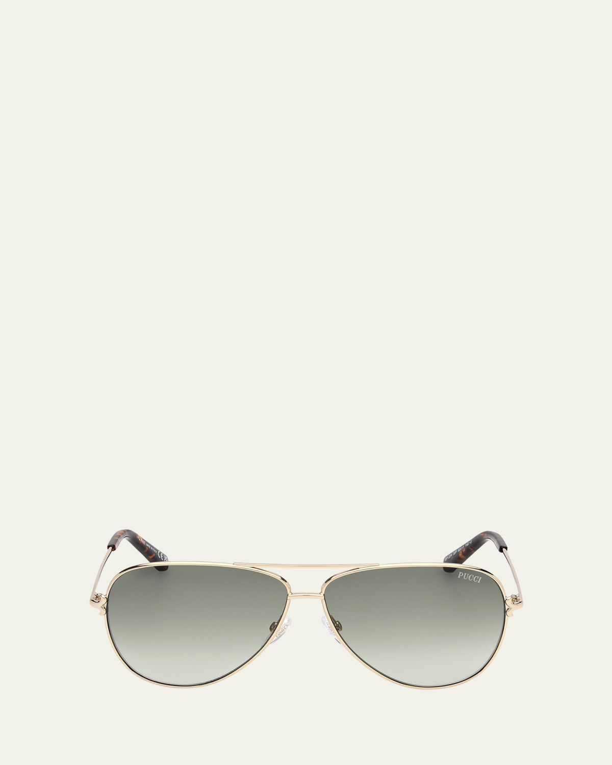 Pucci Metal Aviator Sunglasses
